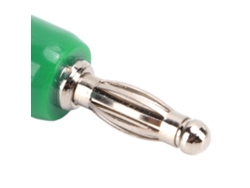 10pcs Conectores Banana Apilables De 4mm Sin Soldadura Para Accesorios De Seguridad Verde
