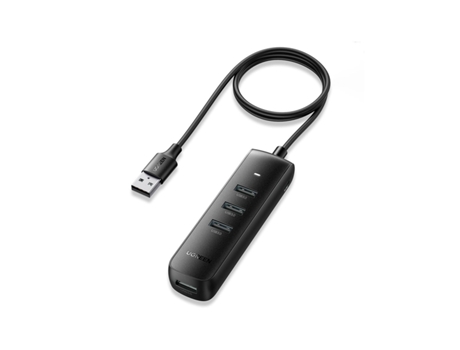 Concentrador Divisor Usb-A para 4X Usb 3.2 Gen 1 Negro UGREEN