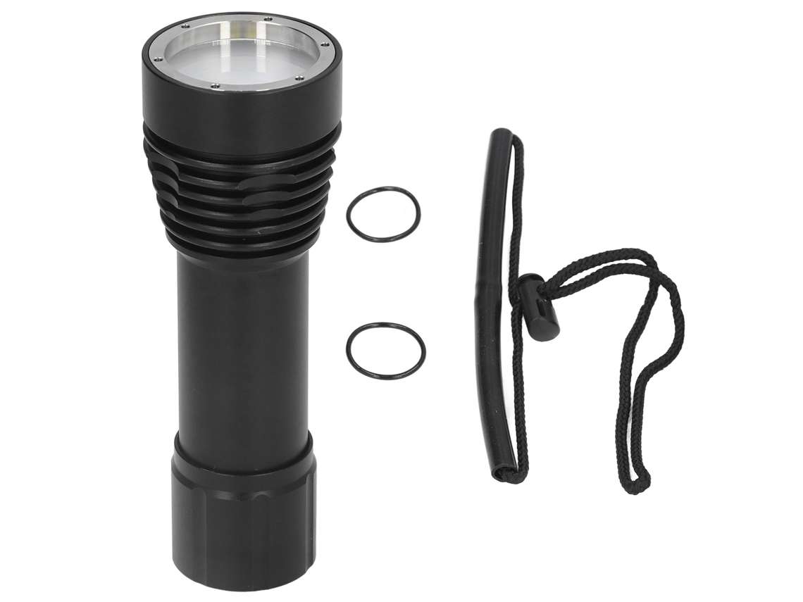 Rebe-linterna Subacuática Impermeable De Aleación De Aluminio 5000lm Con 4 Modos Para Buceo Y Pesca