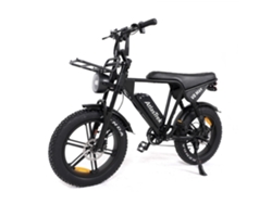 Bicicleta eléctrica Atlastrek V8 Max con suspensión total, batería de 48V 15Ah y cambio Shimano de 7 velocidades.