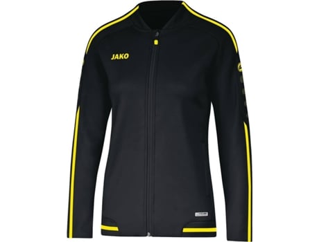 Chaqueta JAKO Femme de Loisir Striker 2.0 (Negro y Amarillo - 42)
