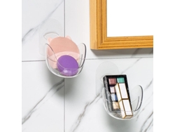 Organizador De Baño Plástico Multifuncional, Porta Herramientas De Belleza, Estante Pequeño Para Almacenaje En Baño