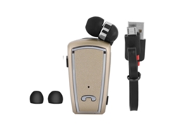 Fineblue F-v3 Auricular Estéreo Retráctil Bluetooth V5.1 Oro Auricular Inalámbrico