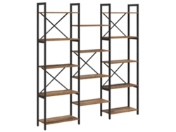 Maison Exclusive - Estante De Libros Madera Envejecida 156 X 25 X 167 Cm