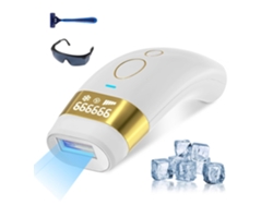 Dispositivo de depilación IPL JYTGALX con 999.999 pulsos y 5 niveles (blanco)