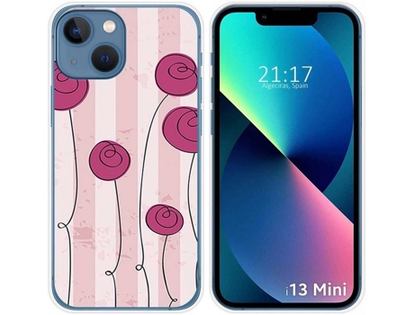 Carcasa iPhone 13 Mini (5.4) TUMUNDOSMARTPHONE Flores Vintage Dibujos Multicolor
