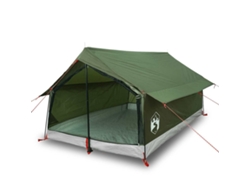 Tienda de campaña para 2 personas VIDAXL impermeable verde oliva