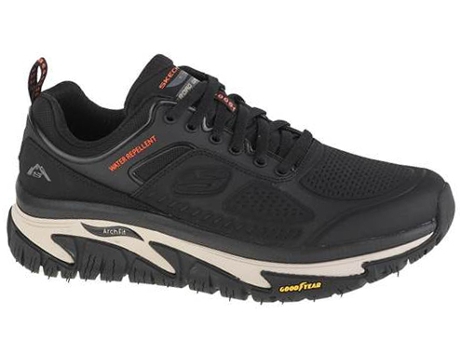 Sandalias SKECHERS Arch Fit Road Walker (Negro - Gamuza Natural -45,5)