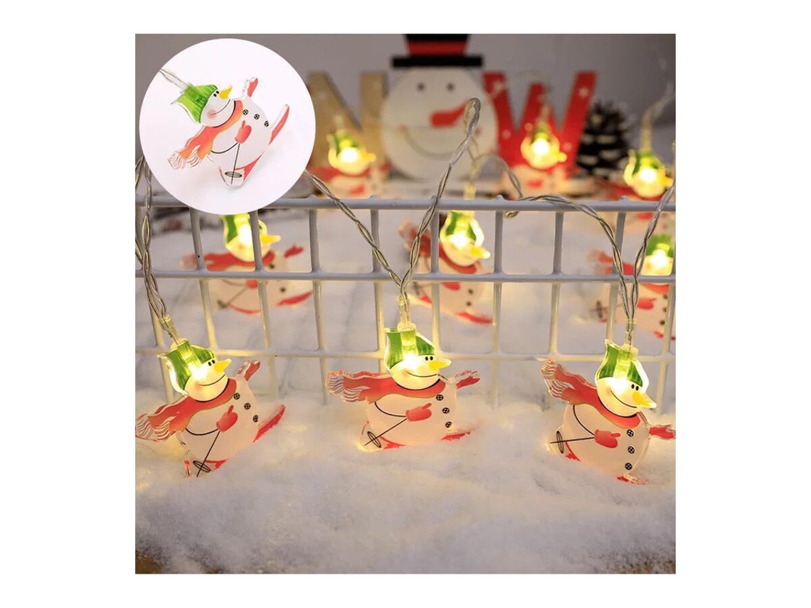 Cadenas de luces LED navideñas de 3M con 20 luces modelo que funcionan con baterías KH2023