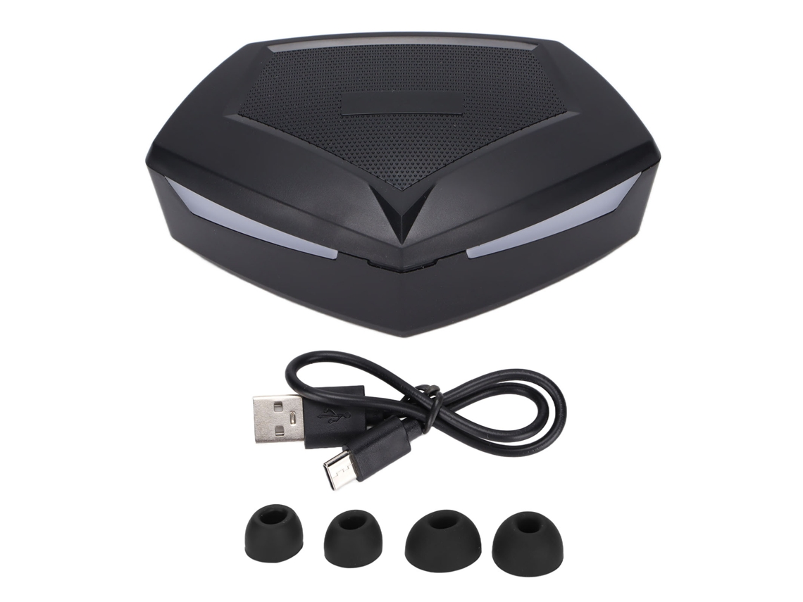 Fones De Ouvido Bluetooth In-ear Com Redução De Ruído E Baixa Latência Para Jogos P36 Preto