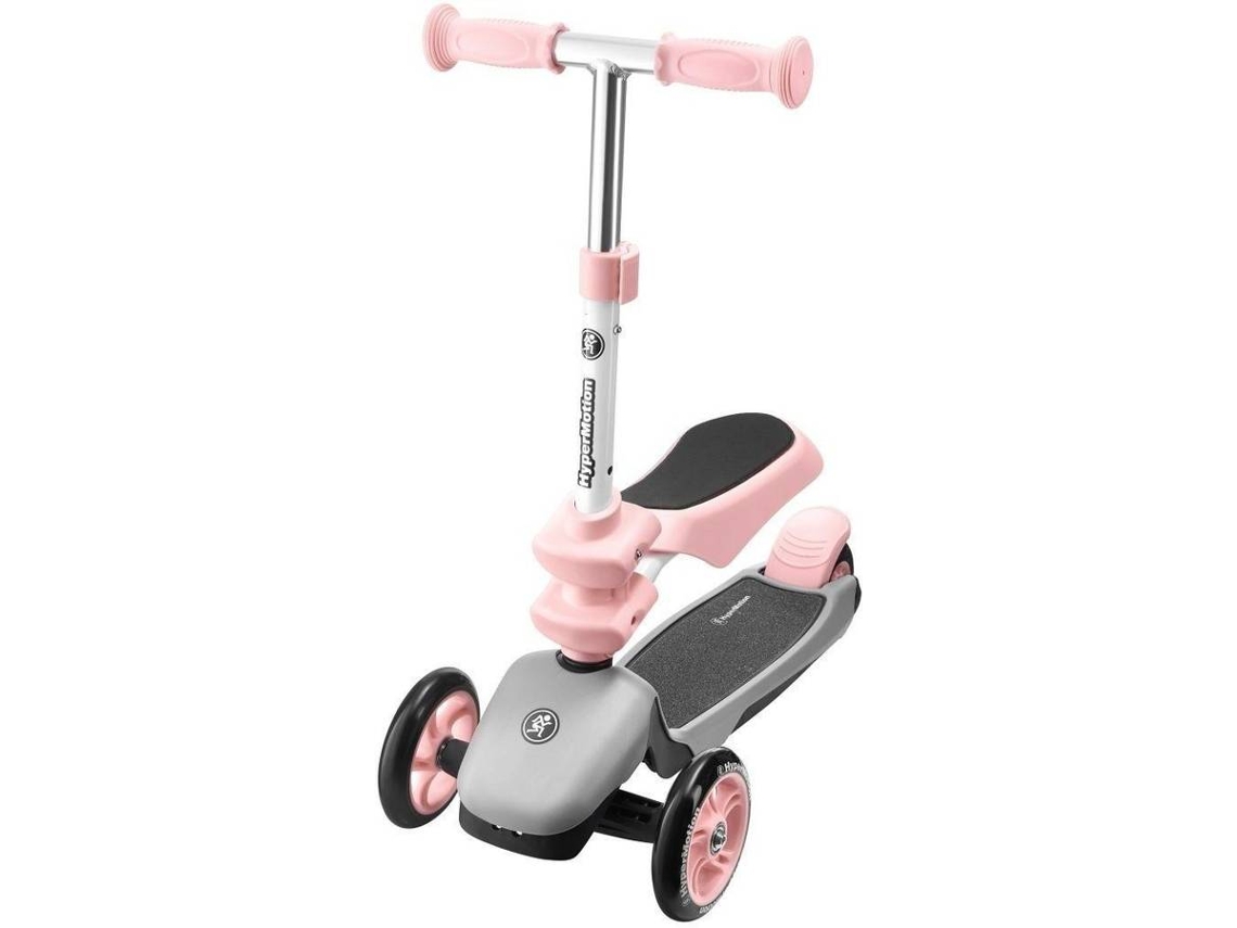 Patinete HYPERMOTION 3 in 1 Balance Rosa (Edad Minima: 2 años - 48-68 cm)