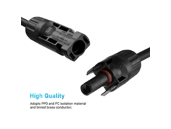 Conector Paralelo En Y Para Paneles Solares, De 3 Vías, Autoblocante, Ip67, Cable De 12 Awg, Conectores Macho/hembra, Para Paneles Solares.