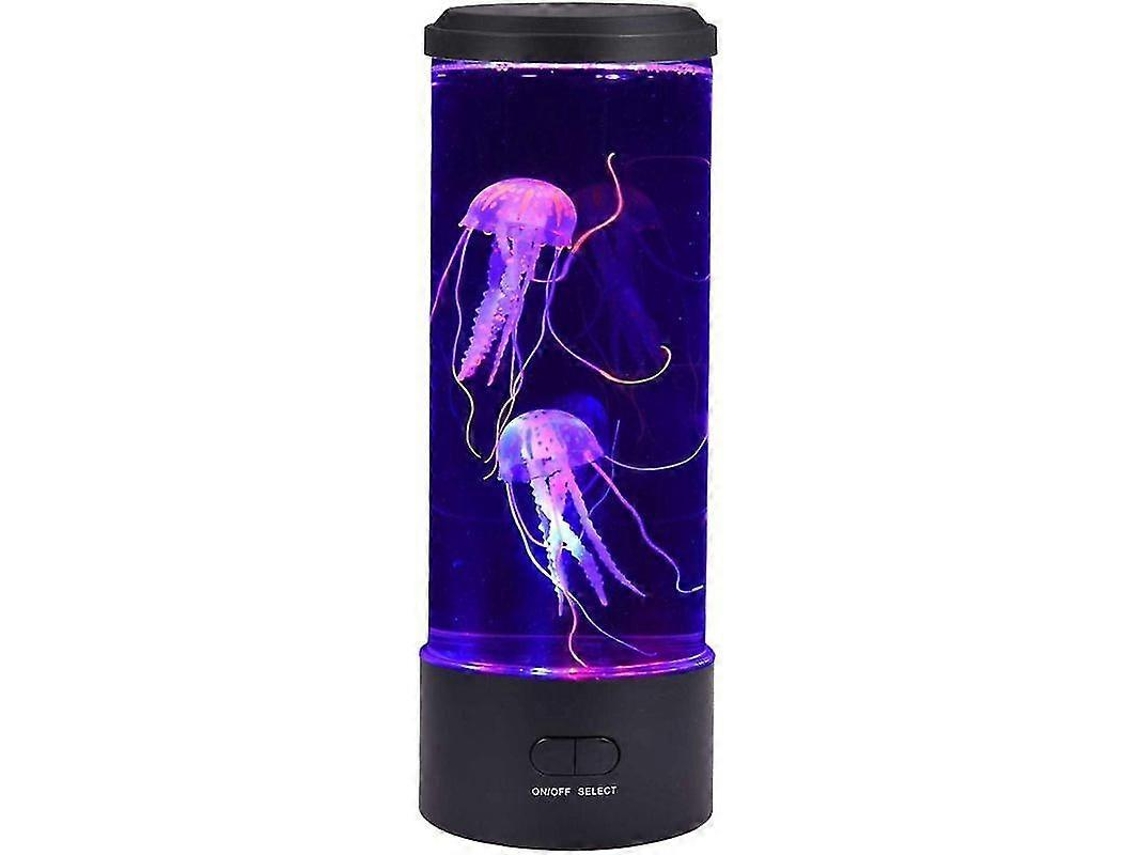 Nueva lámpara de lava LED multicolor 2025, luz nocturna con carga USB, redonda Rosewell