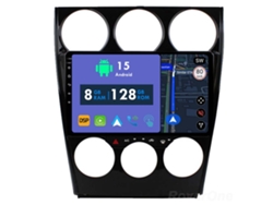 Coche Radio Android Auto Autoradio 8GB RAM 128G ROM CarPlay Navegación GPS Pantalla Táctil RoverOne para Mazda 6 2002 - 2008 