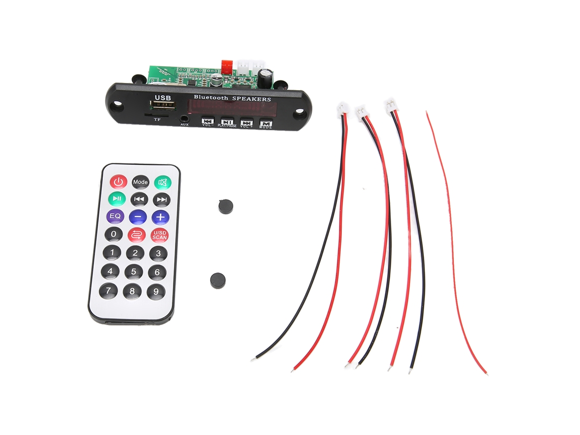 Placa Decodificadora De Mp3 Bluetooth Para Coche Con Pantalla Lcd Y Mando A Distancia.