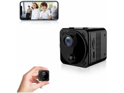 Cámara espía inalámbrica oculta Bestvite 4K HD con batería de larga duración y conversión en tiempo real (negra)