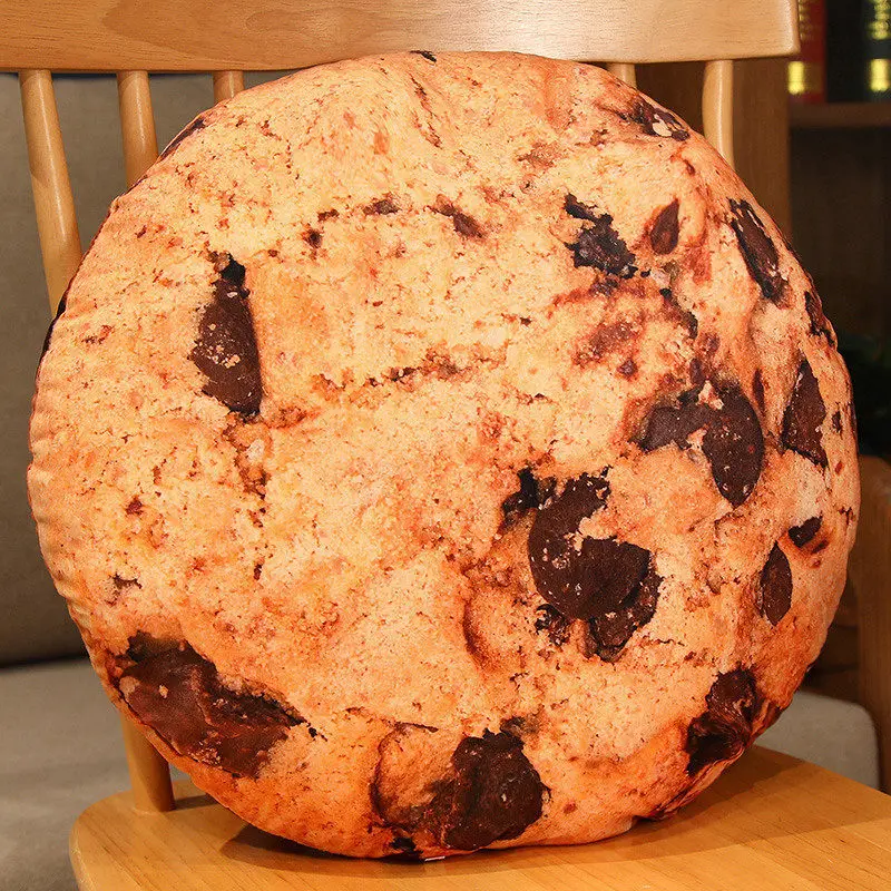 (cookie 45cm) Almohada Para Adultos, Cojín, Cojín De Asiento, Cojín De Respaldo, Imitación Cookie