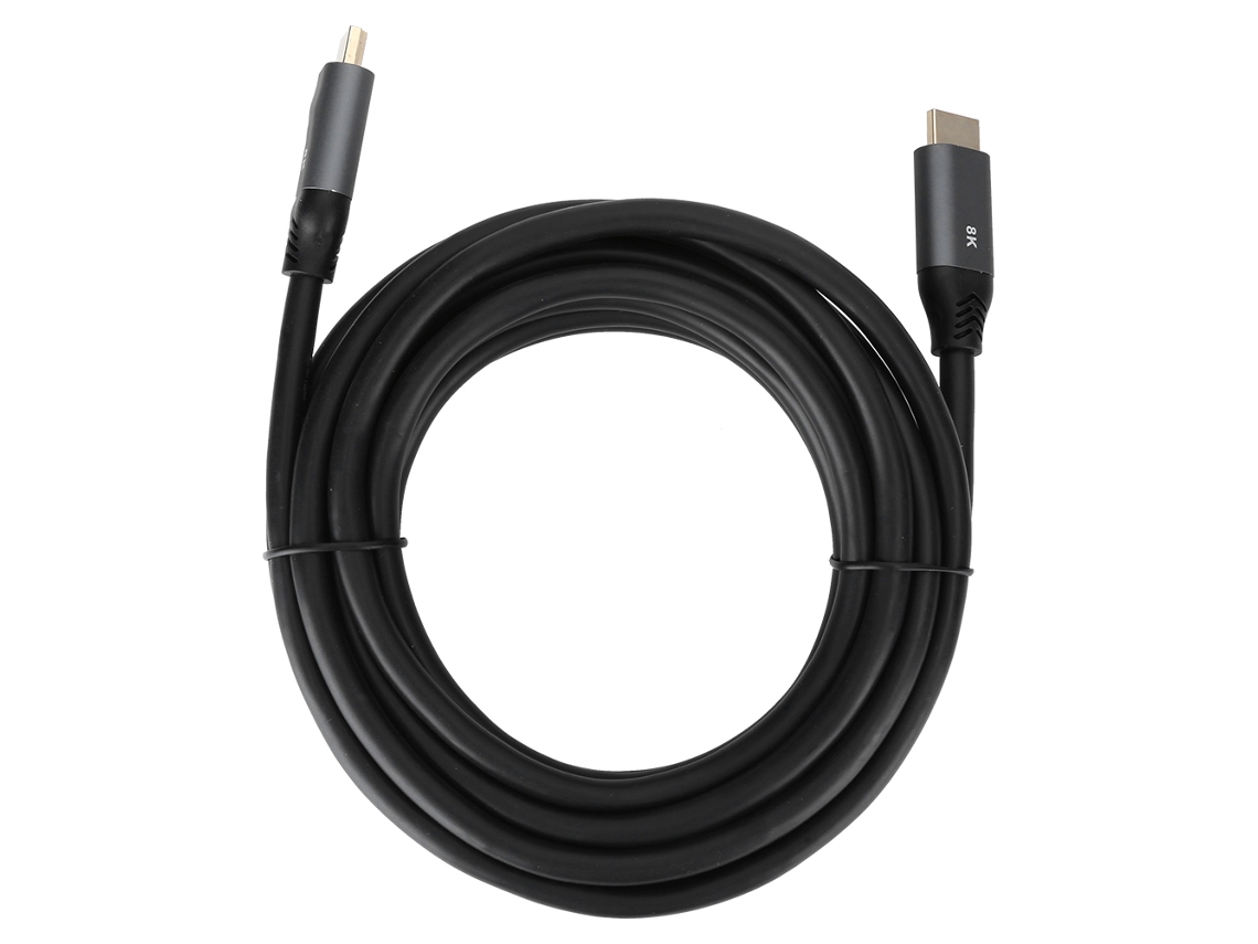 Cabo Adaptador Hdmi Para Hdmi 5m 8k 4k 48gbps Transmissão Estável Múltipla Blindagem Pvc