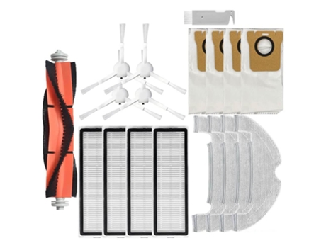 Acessórios de Aspirador Xiaomi Robot 2 Ultra Stytj05Zhm Kit de trapeador de filtro de bolsa de filtro Hepa