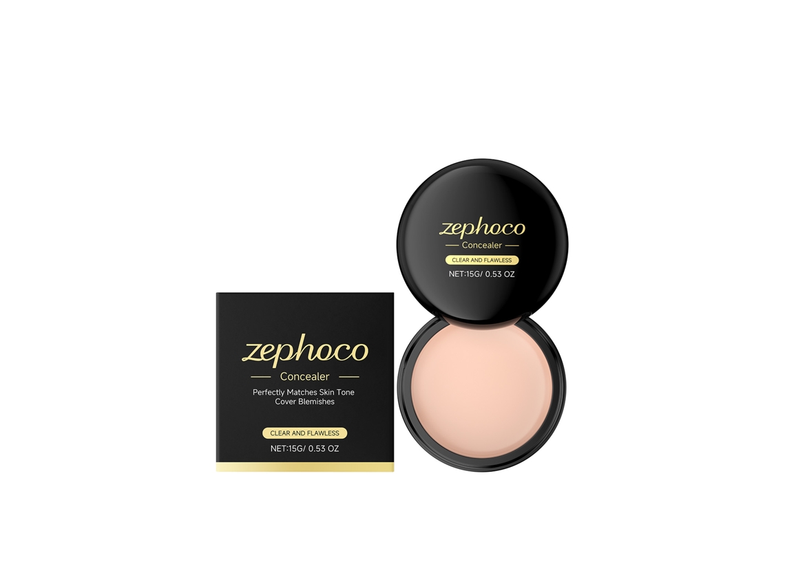 Corrector de larga duración, tono de piel natural.