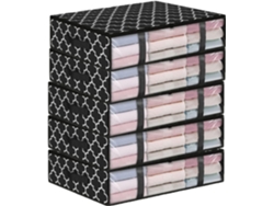 Almacenamiento Cajas Bolsas Colchas Cojines Zapatos Organizadores Plegables Cremallera Ventana Transparente