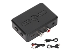 Adaptador Bt 5.0 Transmissor Receptor 2 Em 1 Para Carro Tv Estéreo Doméstico Rca Aux Sem Fio