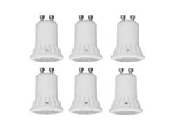 6 Bombillas Led Mr11 De Cerámica, 4w, 360lm, Sin Rayos Uv, Ángulo Haz 120 Grados, Portalámparas Gu10