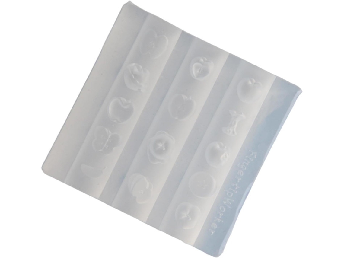 Molde De Silicona Transparente Para Manicuras Con Forma De Fruta, Fiestas Y Salones De Belleza.