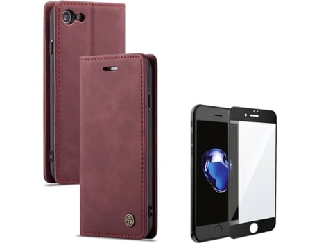 Carcasa y Protector iPhone 7 Livro Caseme Elite