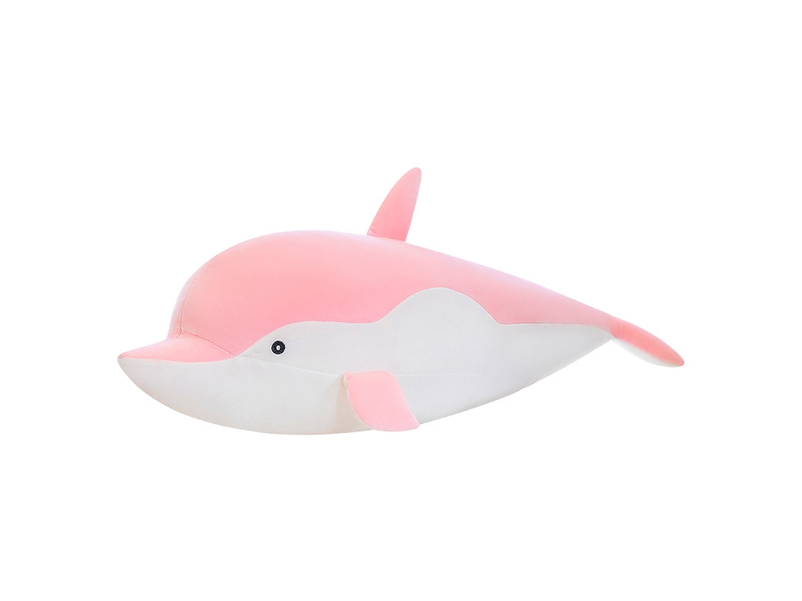 Almohada Extrasuave Y Mullida Diseño Delfín Rosa. 90 Cm.