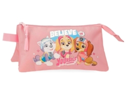 Nickelodeon Estuche Escolar Paw Patrol Believe In Yourself Poliéster Rosa