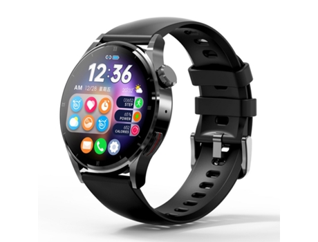 SHAH ARPAN Reloj Inalámbrico: Rastreador Deportivo con Diseño Redondo Impermeable, Compatible con Android y iPhone