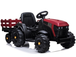 Tractor eléctrico con remolque Bdm0925 Rojo B.active
