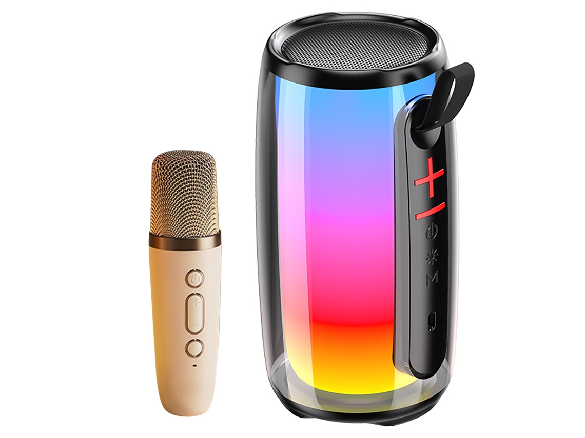 Mini Máquina De Karaoke Portátil Bluetooth Con Micrófono, Altavoz Multifuncional Para Uso Doméstico.
