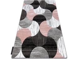 Alfombra DYWANY LUSZCZOW Alter Geo (Rosa - 280 x 370 cm - Polipropileno)