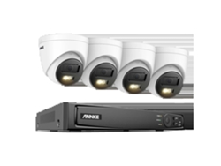 Sistema de cámaras de vigilancia de 8 canales, resolución de 12 MP, detección inteligente de personas y vehículos, 4 cámaras C de 8 canales, 2T OEM