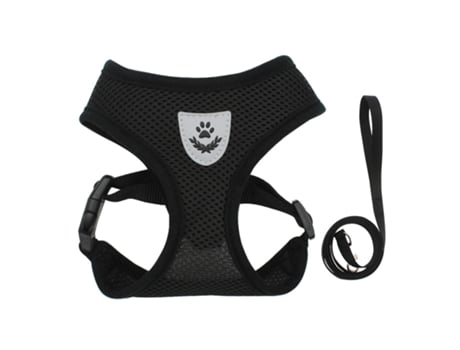 Dog Car Vest Seat Belt Set Arnés Ajustable Para Mascotas Con Cinturón De Seguridad ELKUAIE