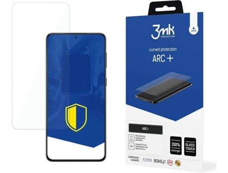 Protector Cristal Templado Samsung Galaxy S21 5G 3MK Arc Plus