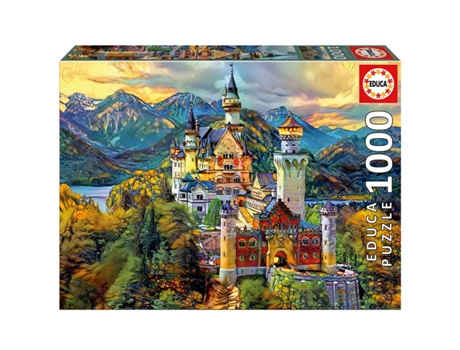 Puzzle EDUCA de 1000 Piezas Castillo de Neuschwanstein 19933