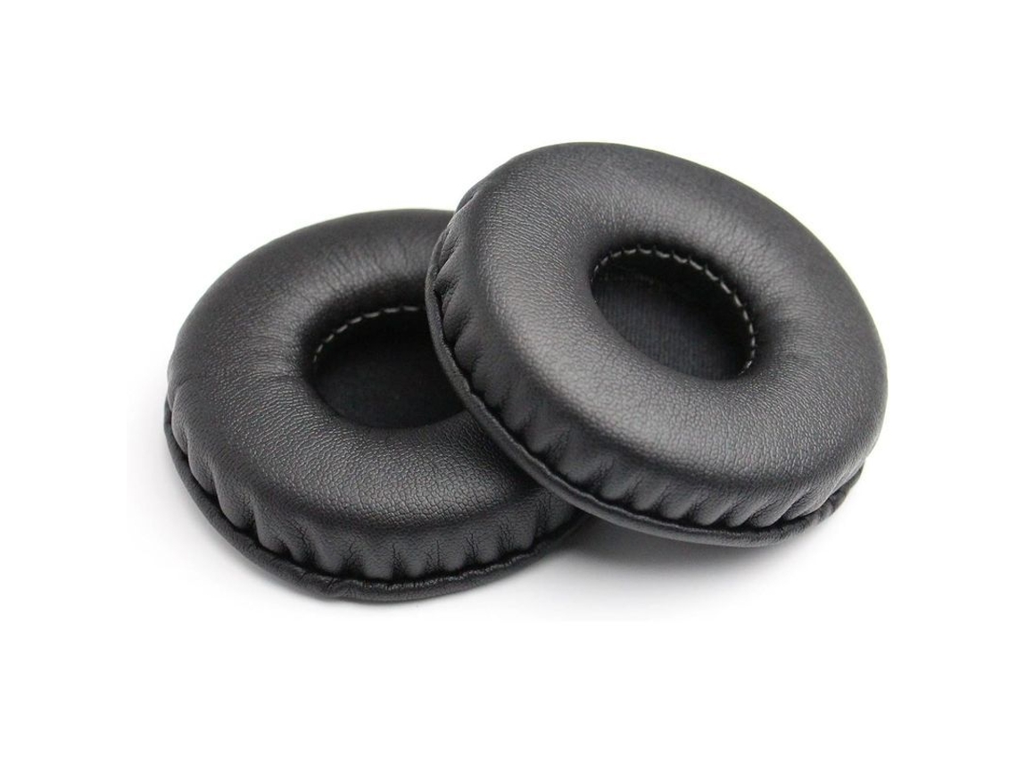 1 Par De Almohadillas Redondas De 75 Mm, Almohadillas Universales De Espuma Viscoelástica De Primera Calidad Para Auriculares.