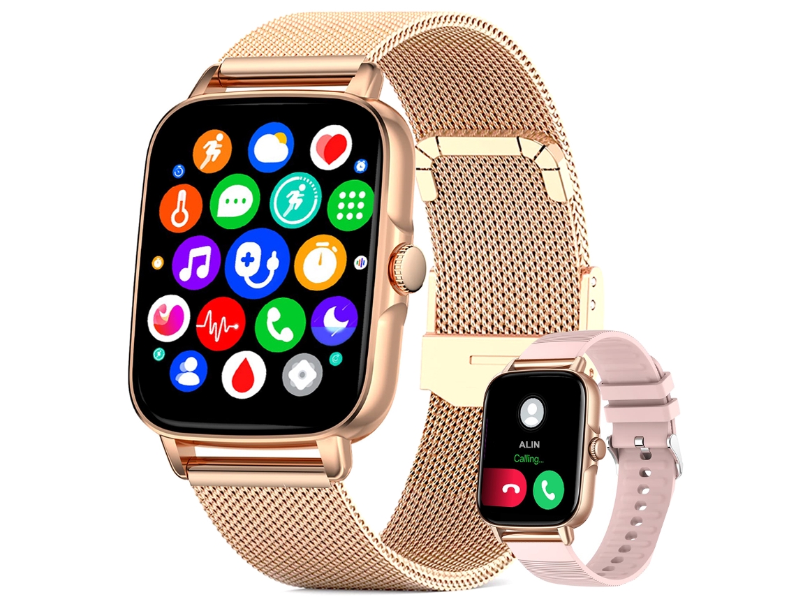 Smartwatch para mujer, permite realizar y recibir llamadas, 28 modos deportivos.