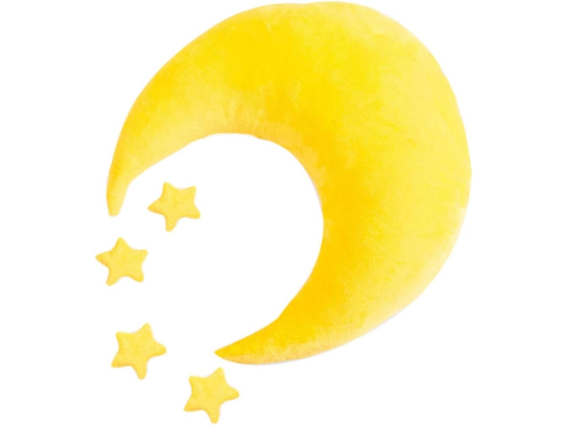 Juego De 2 Cojines Fotográficos Amarillos Con Estrellas Y Lunas Para Bebés, Accesorios De Fotografía.