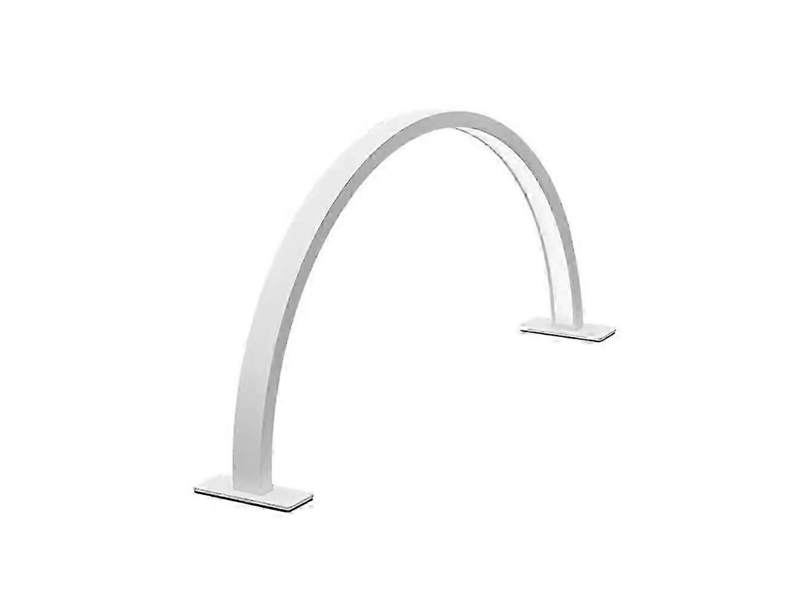 Lámpara de media luna para uñas, escritorio USB, lámpara de escritorio para uñas, pestañas, tatuajes, cejas, lámpara de mesa LED, lámpara de escritorio de trabajo blanca GOKOCO