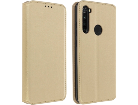 Funda Xiaomi Redmi Note 8 AVIZAR FOLIO-ELEC-GD-N8R Beige