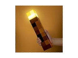 Lámpara de noche de Minecraft para niños, estilo antorcha romana. Rosewell