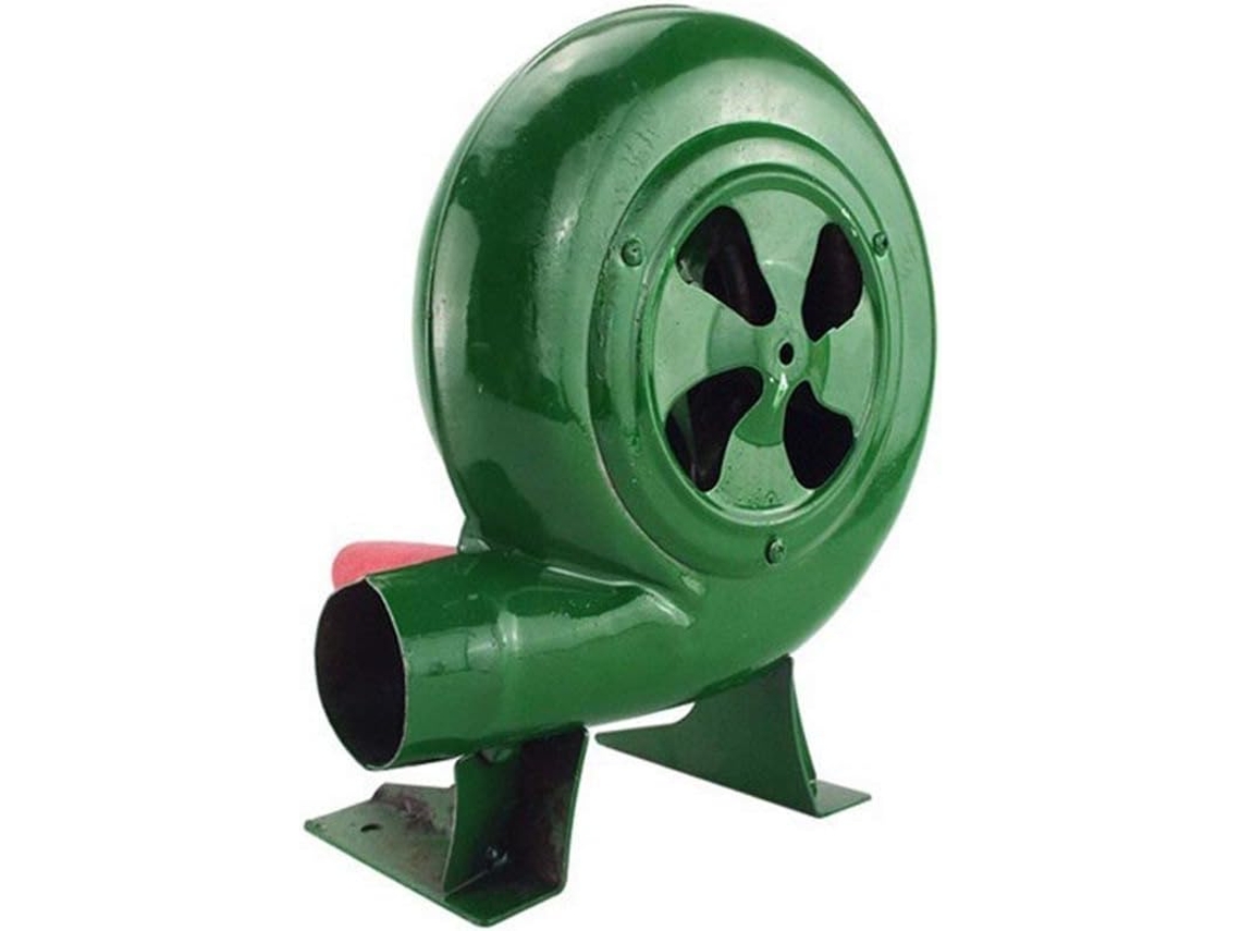 JILLIOPER Ventilador de barbacoa para exteriores, ventilador manual portátil para tu próxima aventura, mini soplador manual de hierro fundido de viento fuerte p