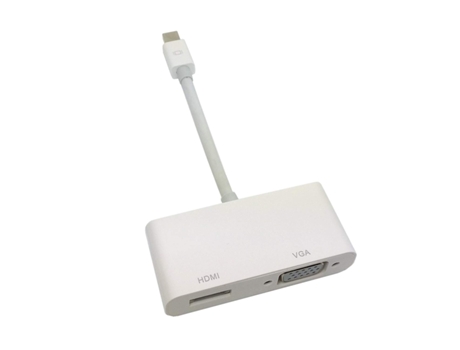 Adaptador Mini DisplayPort Thunderbolt para VGA / HDMI
