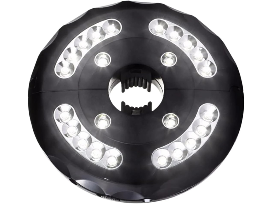 Linterna Led Inalámbrica Para Paraguas, 20 Led, Recargable Por Usb, Luz Blanca Fría, Ideal Para Acampar.