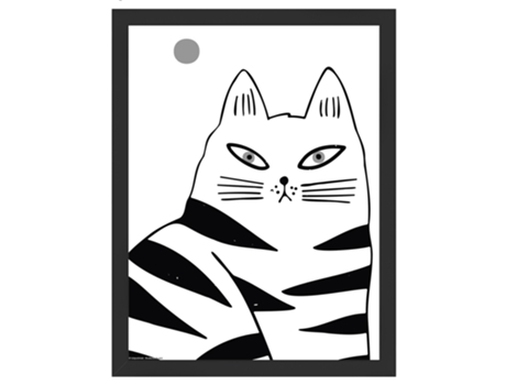 Marco De Fotos Liv Marco De Madera Tamaño 30X40 Cm Negro MY PERFECT DESIGN
