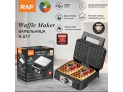 Máquina De Desayuno Casera Eurorèglement Máquina De Gofres Automática Mini Doble Cara Calefacción Eléctrica Cracker Bell